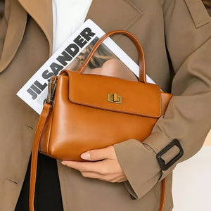 Bolsa de Couro Feminina Milly Marrom