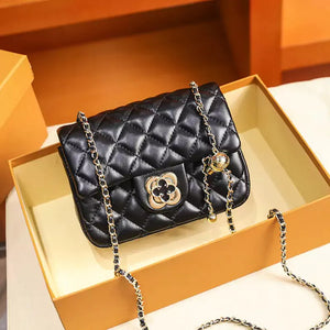 Bolsa Feminina Transversal Pequena Trevo Preta - Machimelo