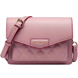 Bolsa Feminina William Polo Original Couro Legítimo Mini Flap
