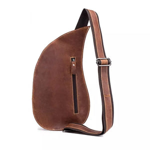 Bolsa Transversal Masculina Couro Legítimo Nomad - Machimelo