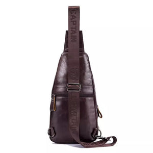 Shoulder Bag Masculina De Couro Legítimo Angra Costas