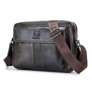 Bolsa Transversal Masculina Em Couro Legítimo Canyon Machimelo Cinza
