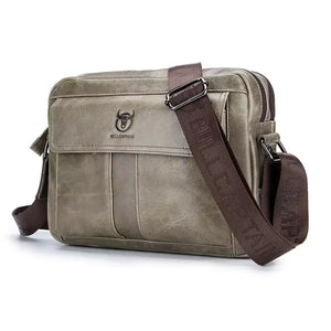Bag Masculina Couro Legítimo Canyon Machimelo Verde