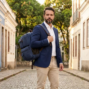 Mochila Resistente De Lona Masculina Machimelo