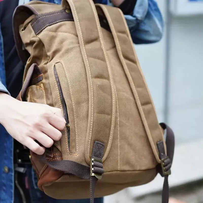 Mochila De Viagem Lona Encerada Ventura