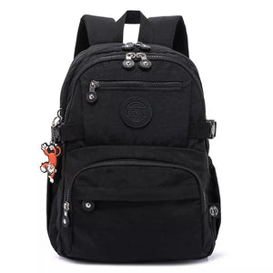 Mochila Escolar Feminina Grande Alice Machimelo Preto