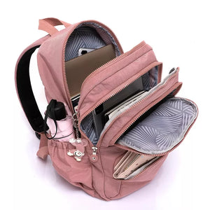 Mochila Escolar Feminina Grande Alice Machimelo