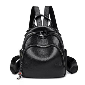 Mochila Feminina De Couro Melissa Machimelo Preta