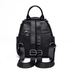 Mochila Feminina De Couro Melissa Machimelo Preta