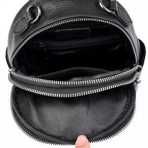 Mochila Feminina De Couro Melissa Machimelo Preta