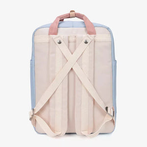 Mochila Feminina Escolar À Prova D'água Para Notebook Vista das Costas