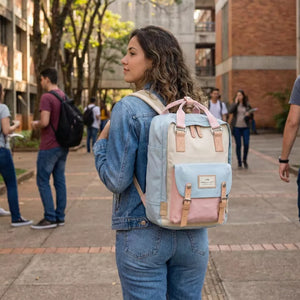 Mochila Feminina Escolar À Prova D'água Resistente