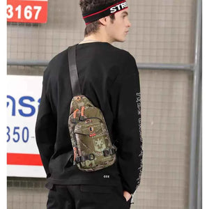 Mochila Masculina Casual Transversal