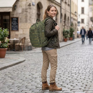 Mochila Tática Bravo 35 Litros Verde Camuflada - Machimelo