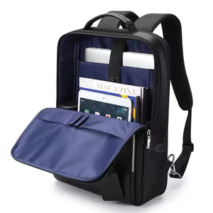 Mochila William Polo Para Notebook 15.6 e 17 Polegadas Executiva Preta - Machimelo