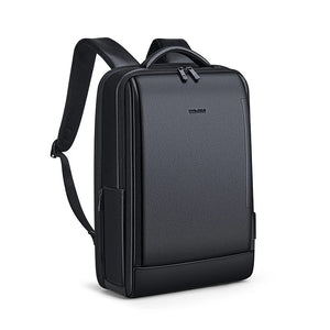 Mochila William Polo Para Notebook 15.6 Polegadas de Couro Ivor Preta - Machimelo