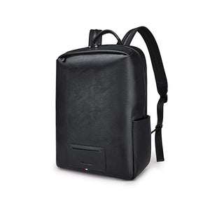 Mochila William Polo Para Notebook De Couro 14 Polegadas Preta - Machimelo