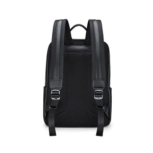 Mochila William Polo Para Notebook De Couro 14 Polegadas Preta - Machimelo
