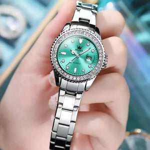 Relógio Feminino Quartz Lume Blue