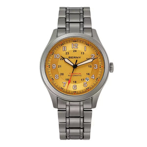 Relógio Masculino Automático Titanium Orange