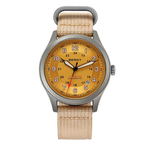 Relógio Masculino Automático Titanium Orange