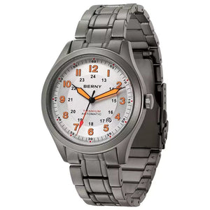 Relógio Masculino Automático Titanium White