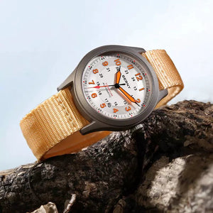 Relógio Masculino Automático Titanium White