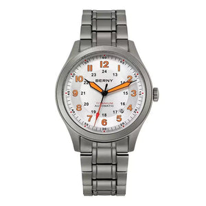 Relógio Masculino Automático Titanium White