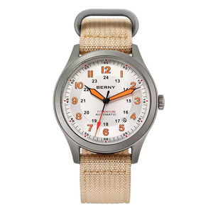 Relógio Masculino Automático Titanium White