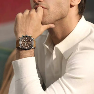 Relógio Masculino Explorer Silver Gold