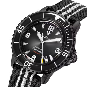 Relógio Masculino Mecânico Automático Cadisen Explorer Preto