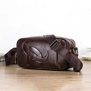 Shoulder Bag Masculina De Ombro Em Couro Dallas Machimelo