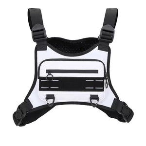Shoulder Bag Streetwear Tático Branca - Machimelo