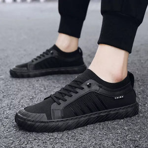 Tênis Casual Titanium Canvas Preto - Machimelo