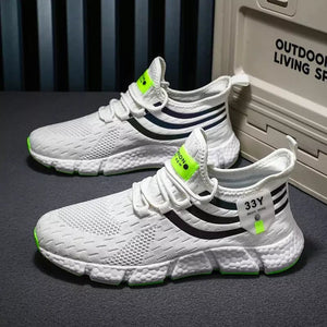 Tênis Colorido Feminino Running Branco - Machimelo