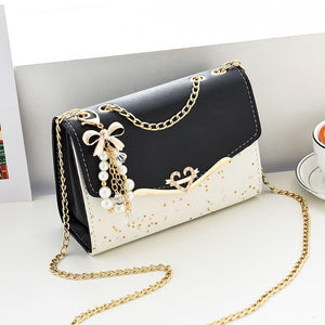 Bolsa Feminina Pequena Pérola Preta - Machimelo