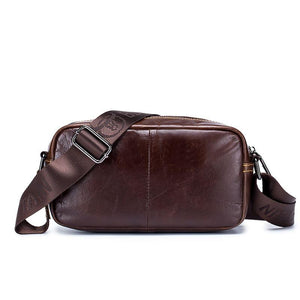 Shoulder Bag Masculina De Ombro Em Couro Dallas Machimelo na internet