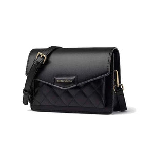 Bolsa Feminina William Polo Original Couro Legítimo Mini Flap