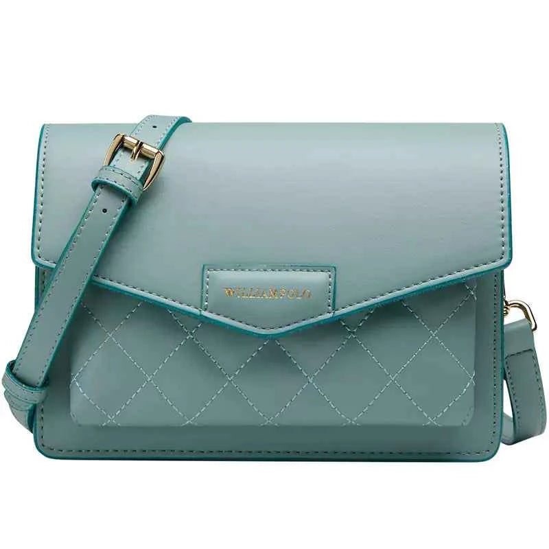 Bolsa Feminina William Polo Original Couro Legítimo Mini Flap