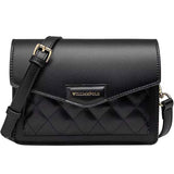 Bolsa Feminina William Polo Original Couro Legítimo Mini Flap