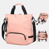 Bolsa Mochila Feminina Impermeável 3 Em 1 Tigernu Rosa