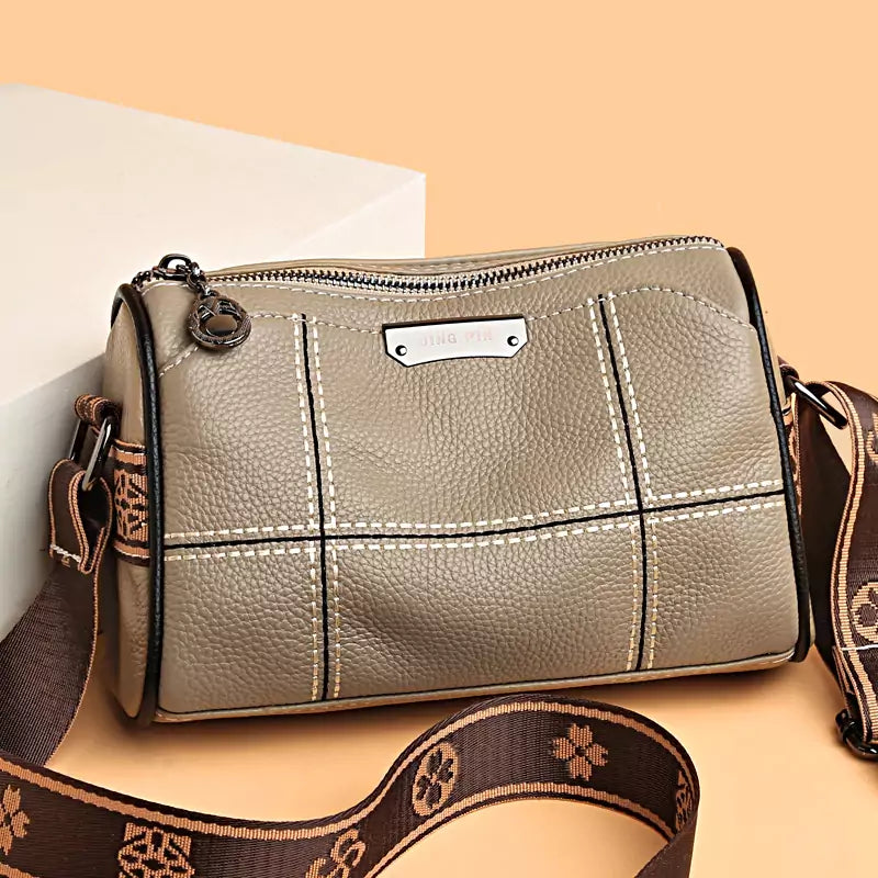 Bolsa Transversal Feminina Pequena Laís Bege - Machimelo