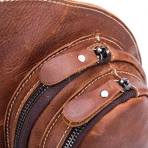 Bolsa Transversal Masculina Couro Legítimo Nomad - Machimelo