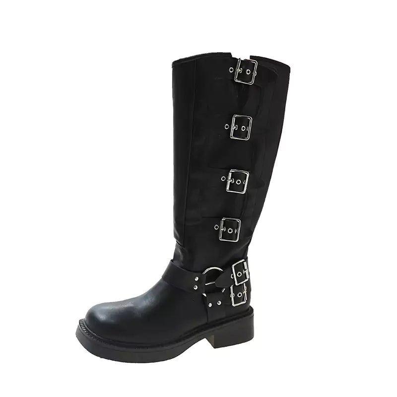 Bota Feminina Preta Cano Longo Preta - Machimelo