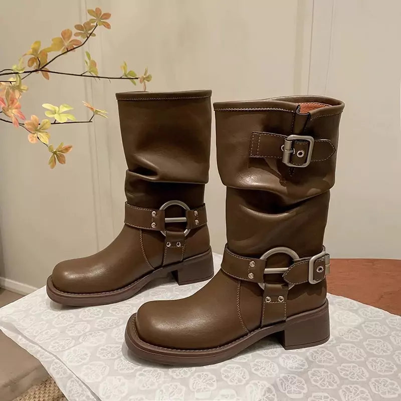 Bota Feminina Tessa Marrom - Machimelo