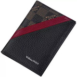 Carteira Masculina Slim William Polo Em Couro Monza Preta - Machimelo