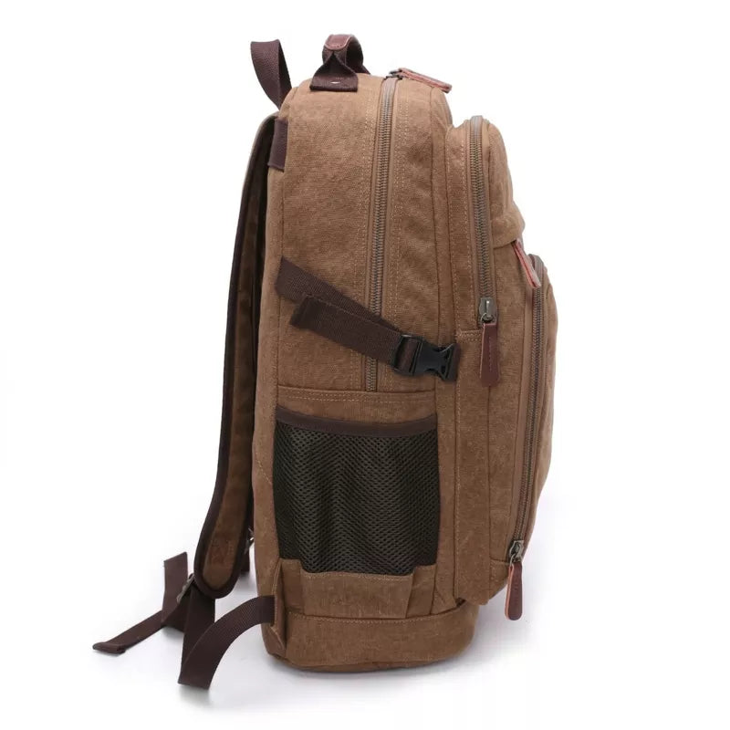 Mochila De Lona Masculina Para Notebook Multifuncional - Machimelo