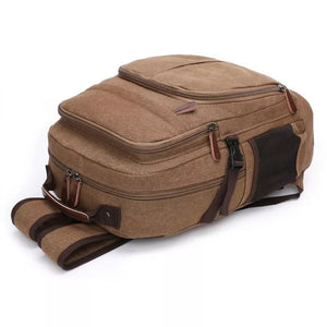 Mochila De Lona Masculina Para Notebook Multifuncional - Machimelo