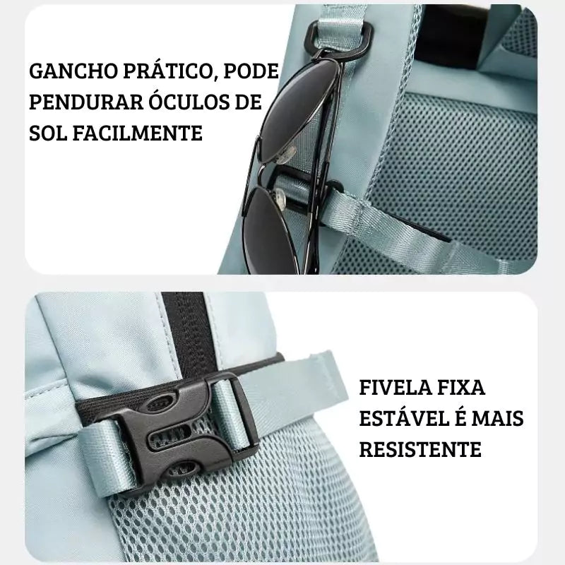 Mochila De Viagem Antifurto 3 Em 1 Apex Machimelo
