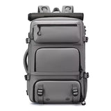 Mochila De Viagem Antifurto 3 Em 1 Apex Machimelo Cinza